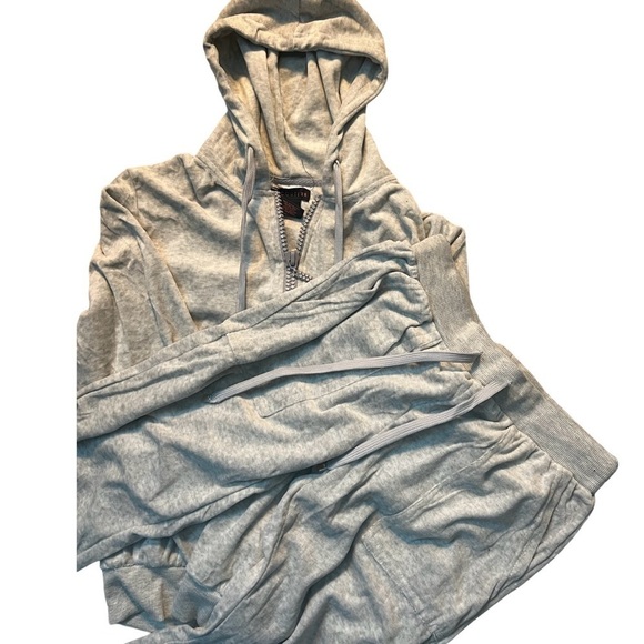 NWT Gray Esti Couture Hooded Sweat Suit Set​​​ - Picture 10 of 12